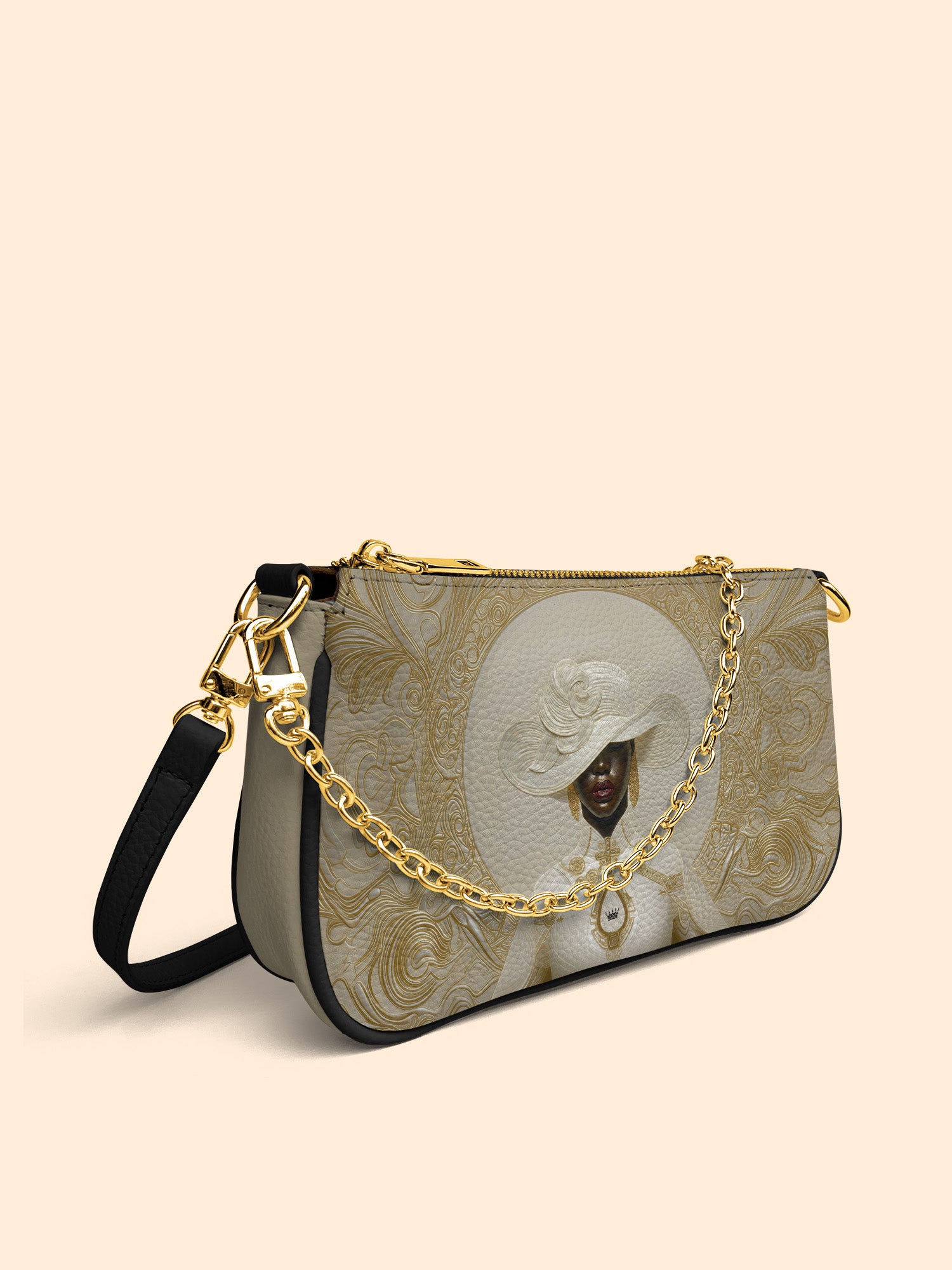Heavenly Ivory Classic Zip Pochette QR0XD658