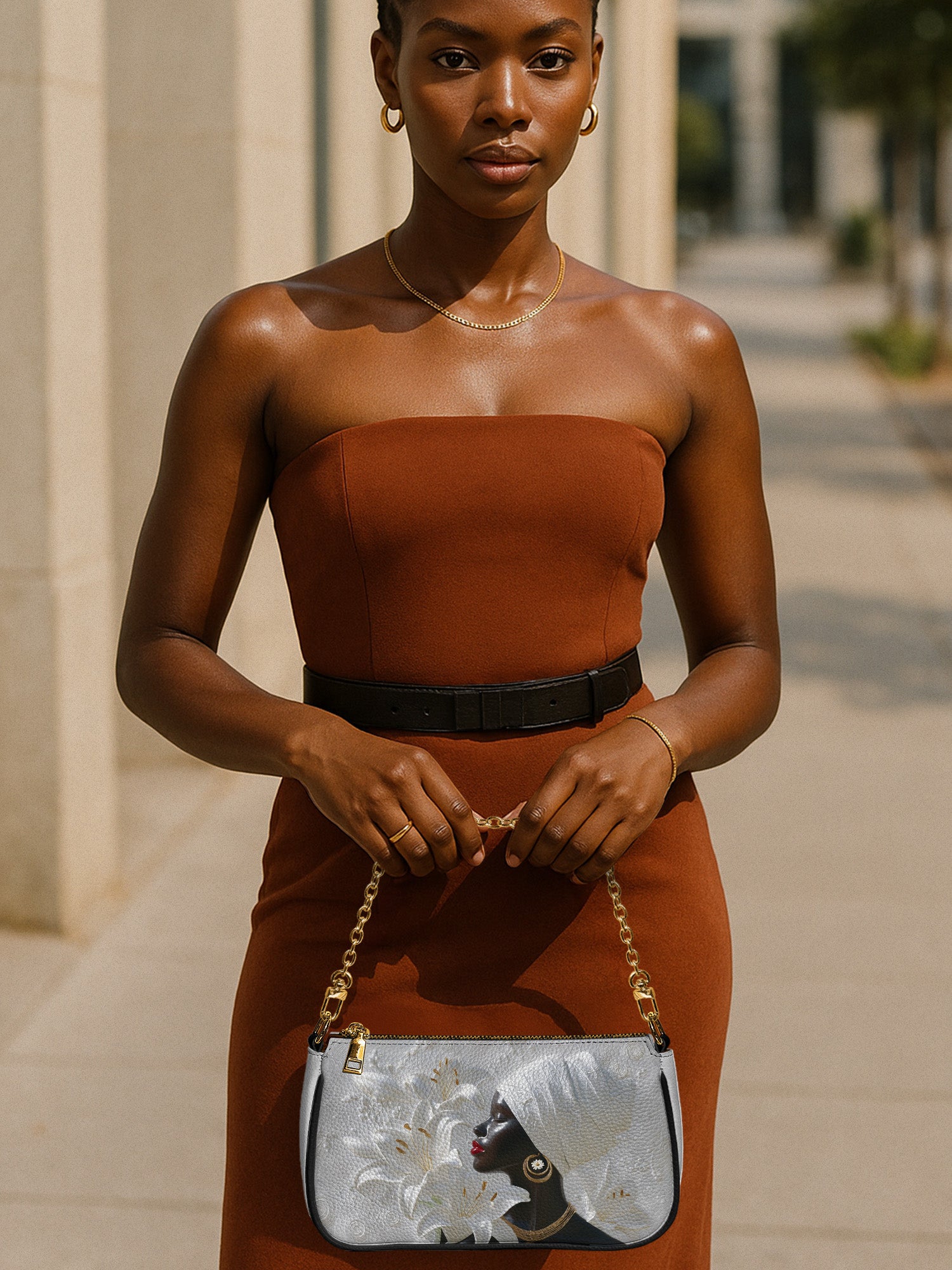 African Aureole Classic Zip Pochette QR0XD542