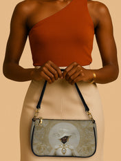 Heavenly Ivory Classic Zip Pochette QR0XD658