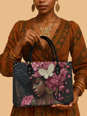 Blossom Queen Premium Leather Handbag QR0HH056