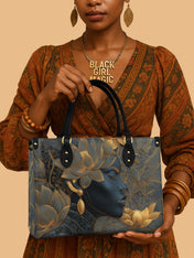 Lotus Grace Premium Leather Handbag QR0HH128