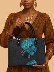 Myosotis Blossom Diva Premium Leather Handbag QR0XD335