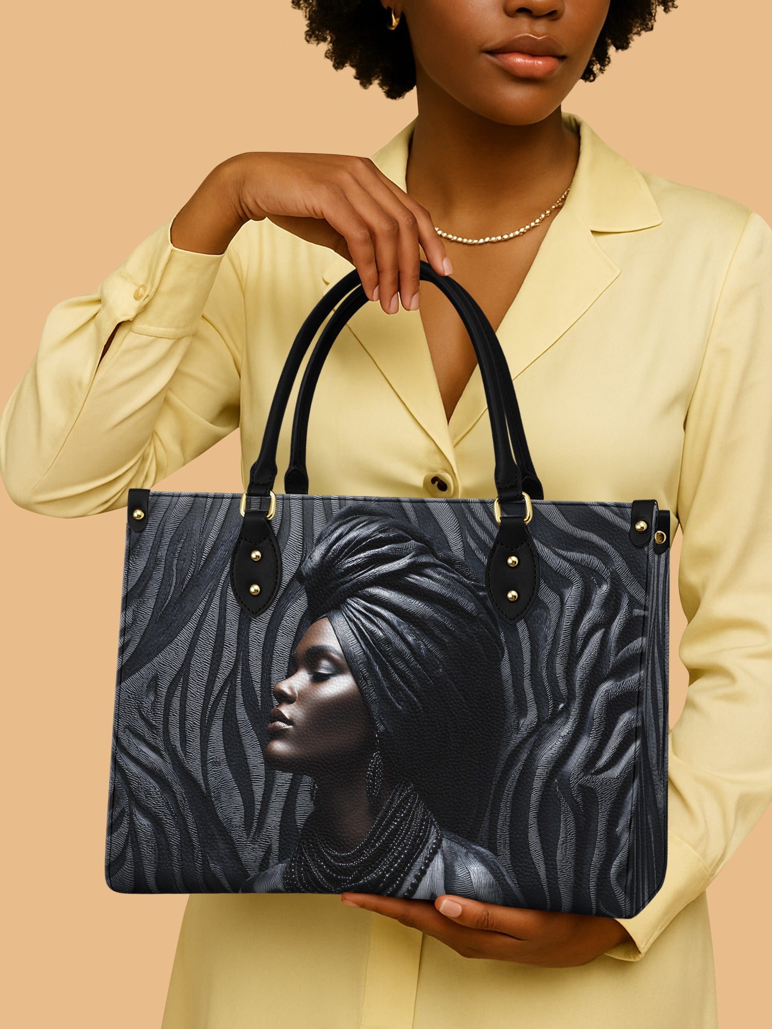 Shadow Elegance Premium Leather Handbag QR0TV143