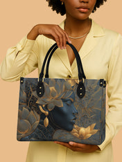 Lotus Grace Premium Leather Handbag QR0HH128