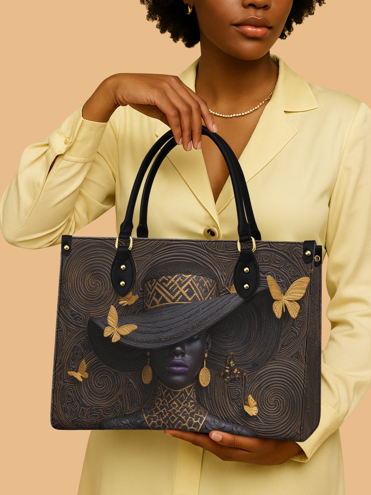 Voices of Glory Premium Leather Handbag QR0XD688