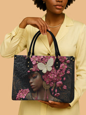Blossom Queen Premium Leather Handbag QR0HH056