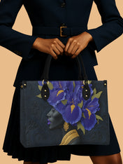 Iris Crown Premium Leather Handbag QR0XD337