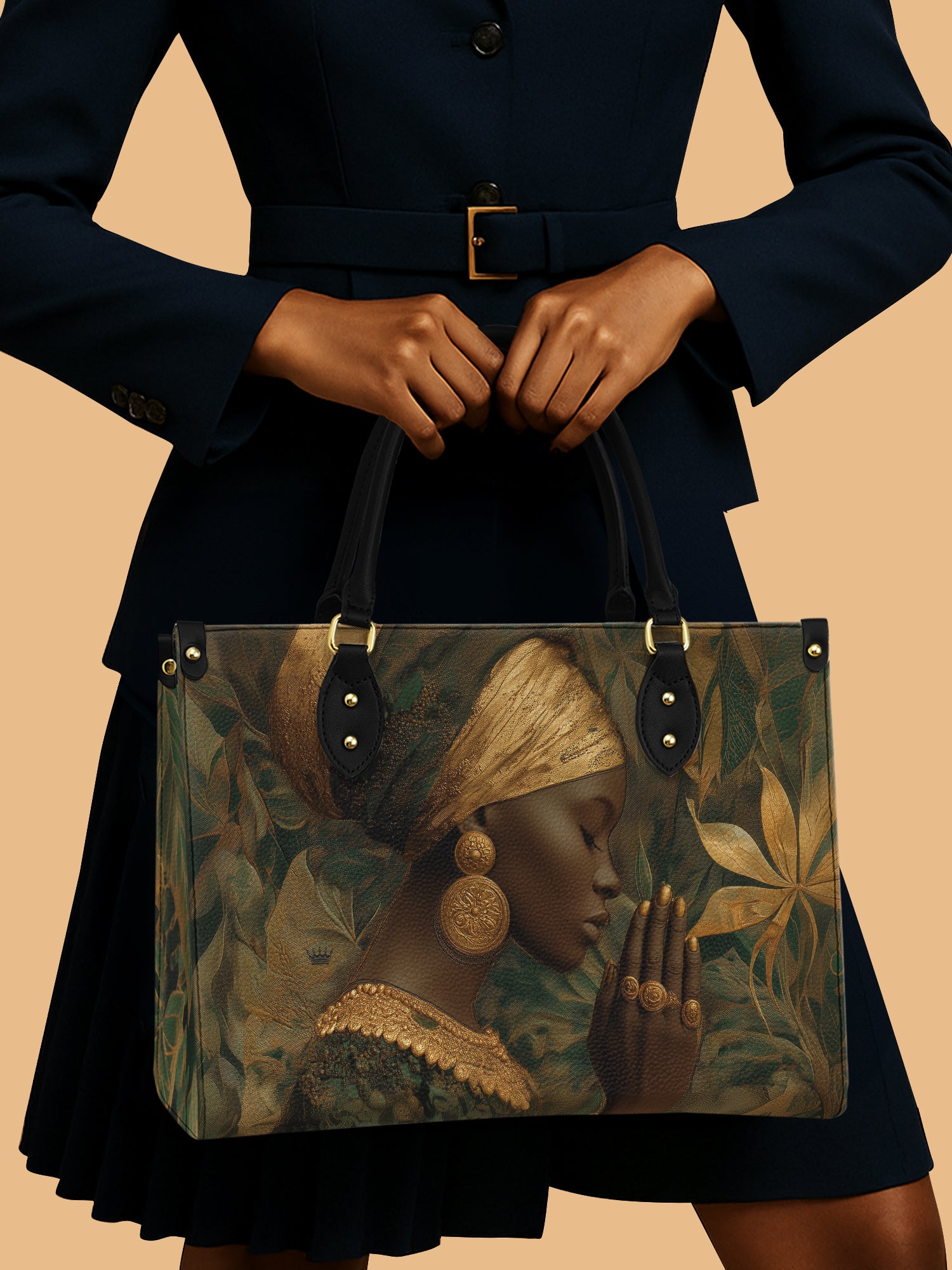 Reverent Spirit Premium Leather Handbag QR0HH088