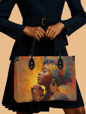 Ebon Grace Premium Leather Handbag QR0HH086