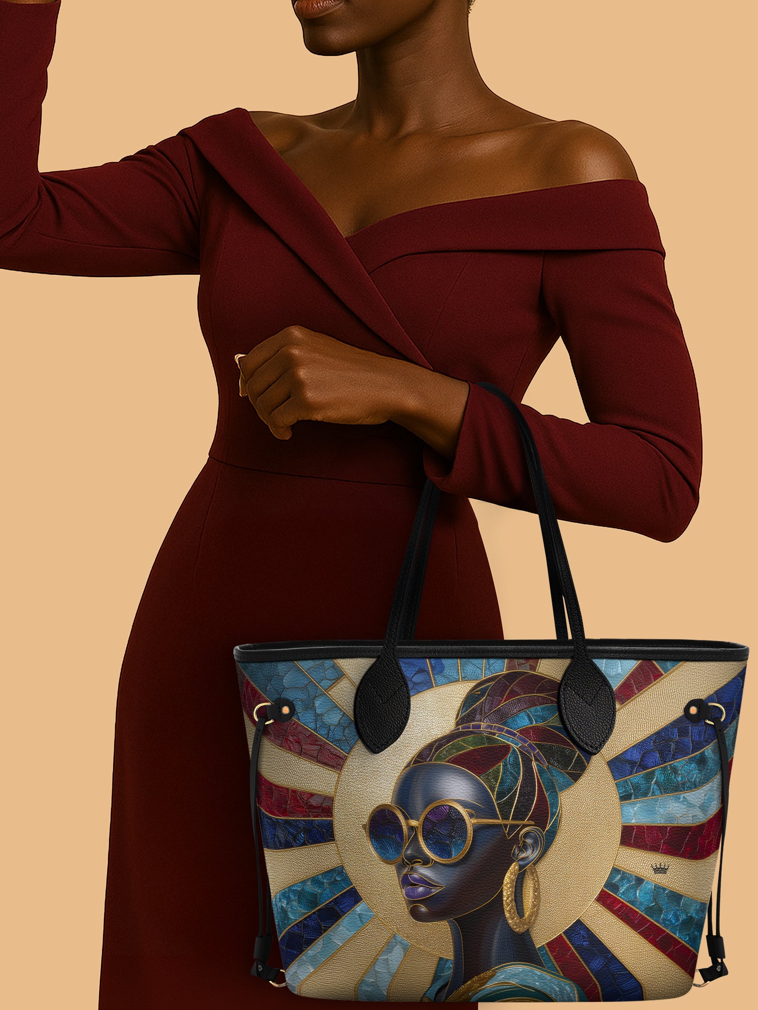 Stained Glass Diva Classic Shopper Tote QR0XD417