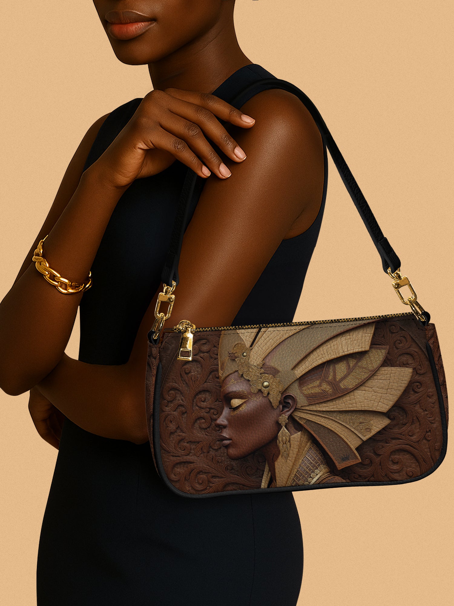 Briar Gold Classic Zip Pochette QR0XD400