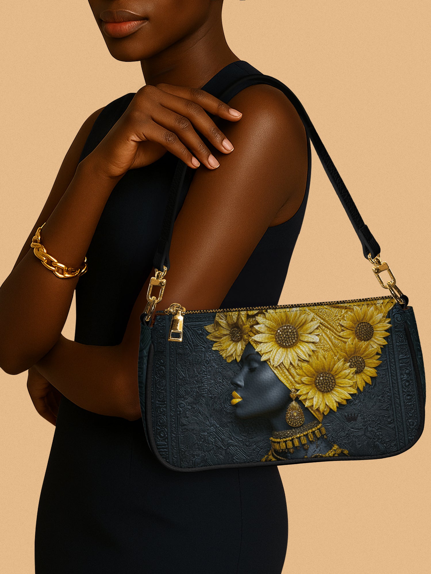 Sunflower Majesty Classic Zip Pochette QR0XD344