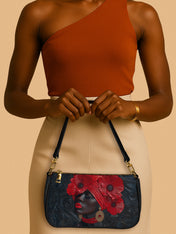 Crimson Poppy Crown Classic Zip Pochette QR0XD340