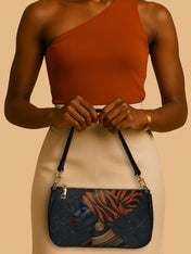 Adinkra Essence Classic Zip Pochette QR0XD468