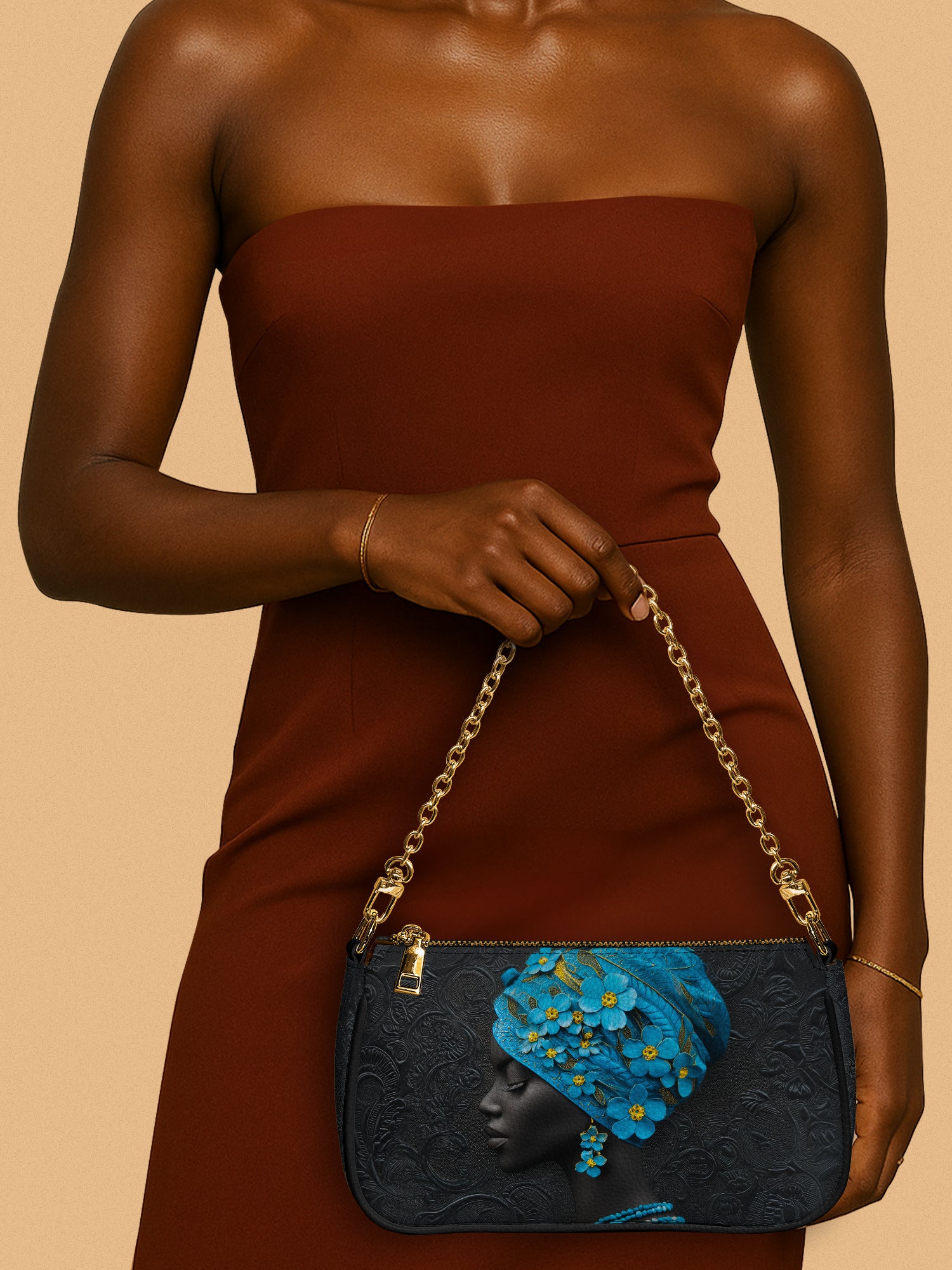 Myosotis Blossom Diva Classic Zip Pochette QR0XD343