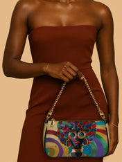 Afro Luxe Spiral Classic Zip Pochette QR0XD419