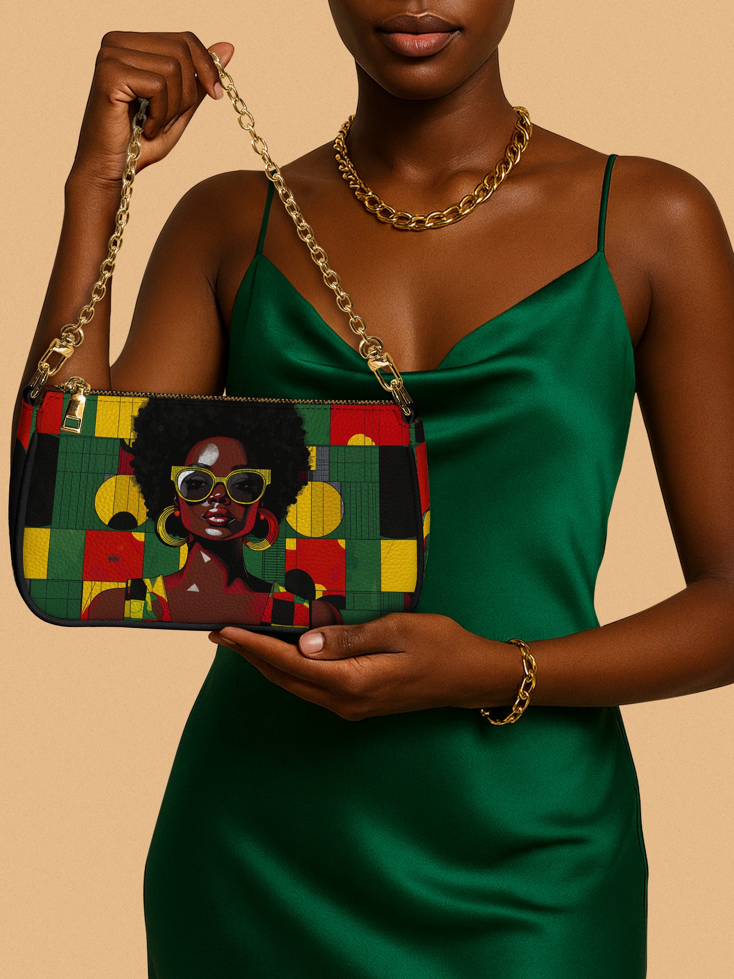 Fierce Glow Classic Zip Pochette QR0XD378