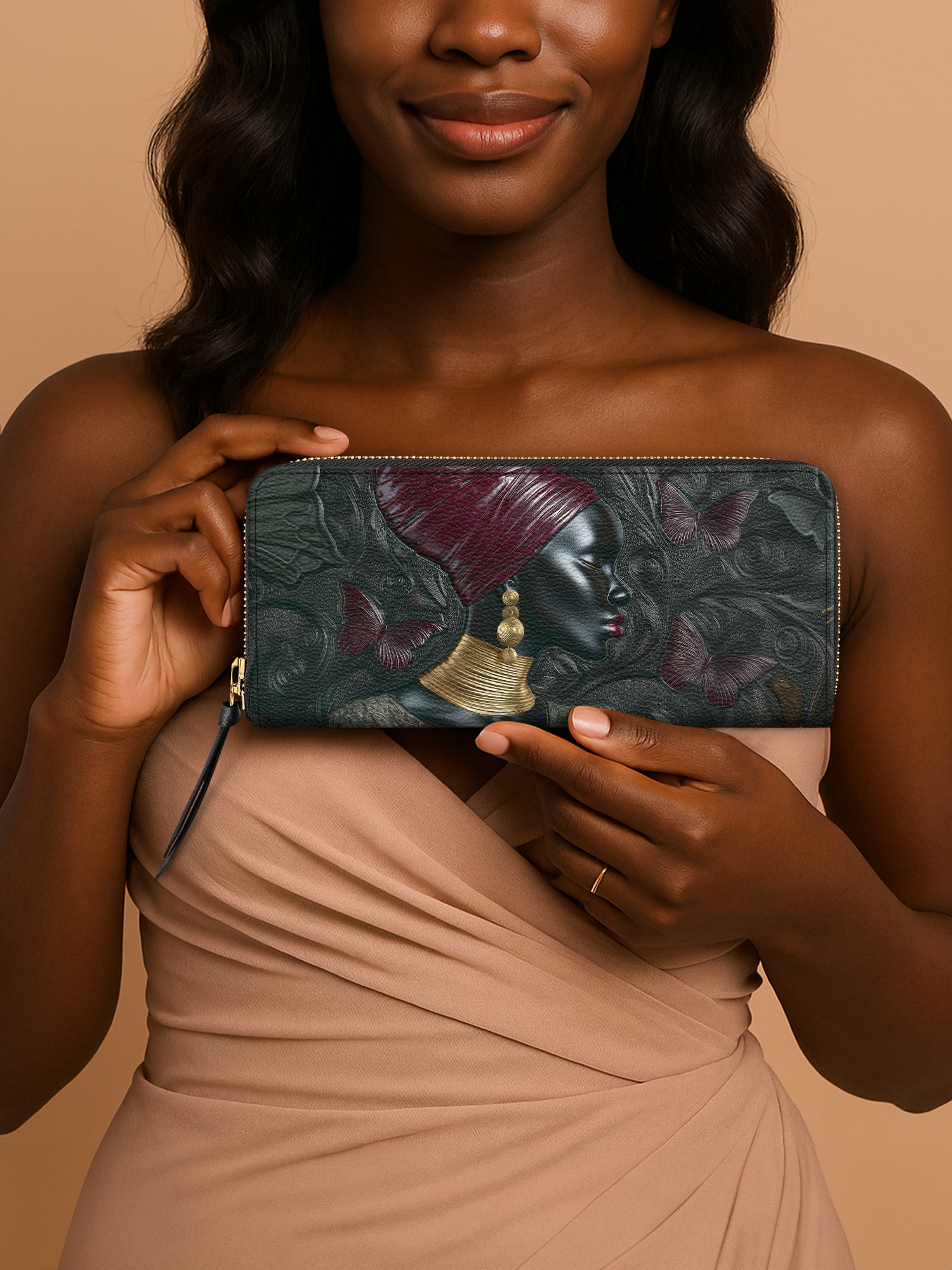 Divina Butterfly Slimline Zippy Wallet QR0XD504