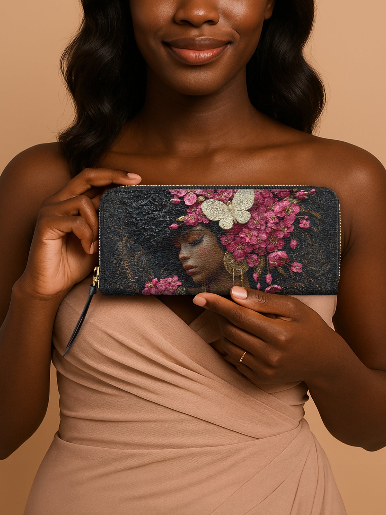 Blossom Queen Slimline Zippy Wallet QR0HH066