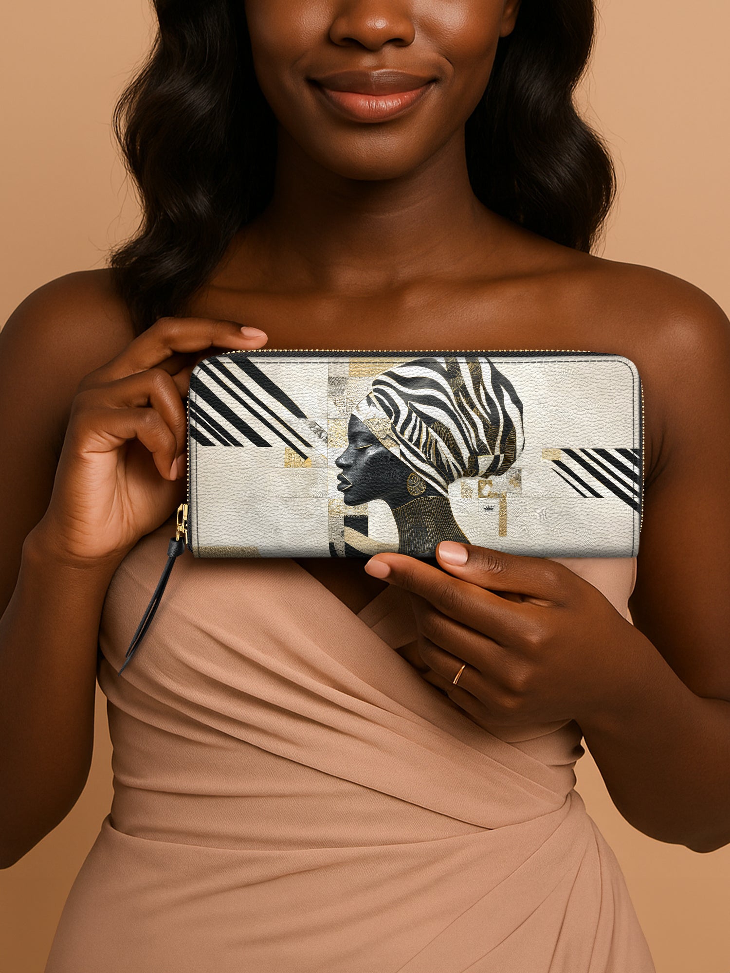 Symphony In Stripes Slimline Zippy Wallet QR0TV130