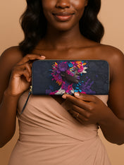 Amethyst Glow Slimline Zippy Wallet QR0TD222