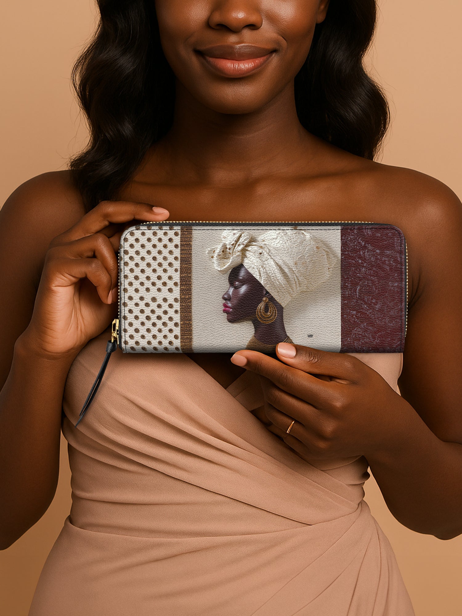 Ivory Luxe Slimline Zippy Wallet QR0XD595