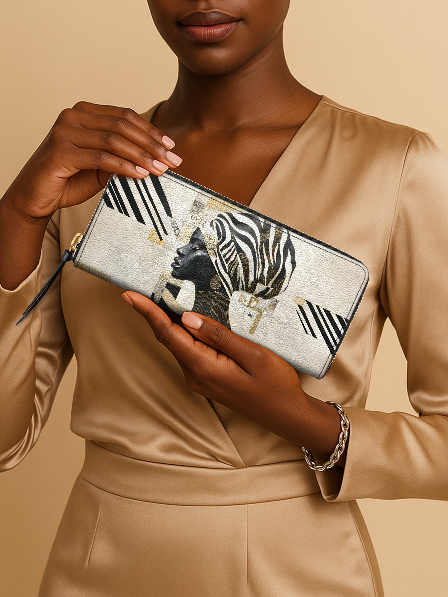 Symphony In Stripes Slimline Zippy Wallet QR0TV130