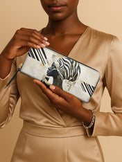 Symphony In Stripes Slimline Zippy Wallet QR0TV130