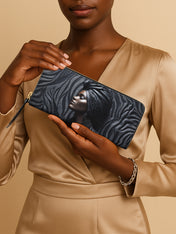 Shadow Elegance Slimline Zippy Wallet QR0TV145