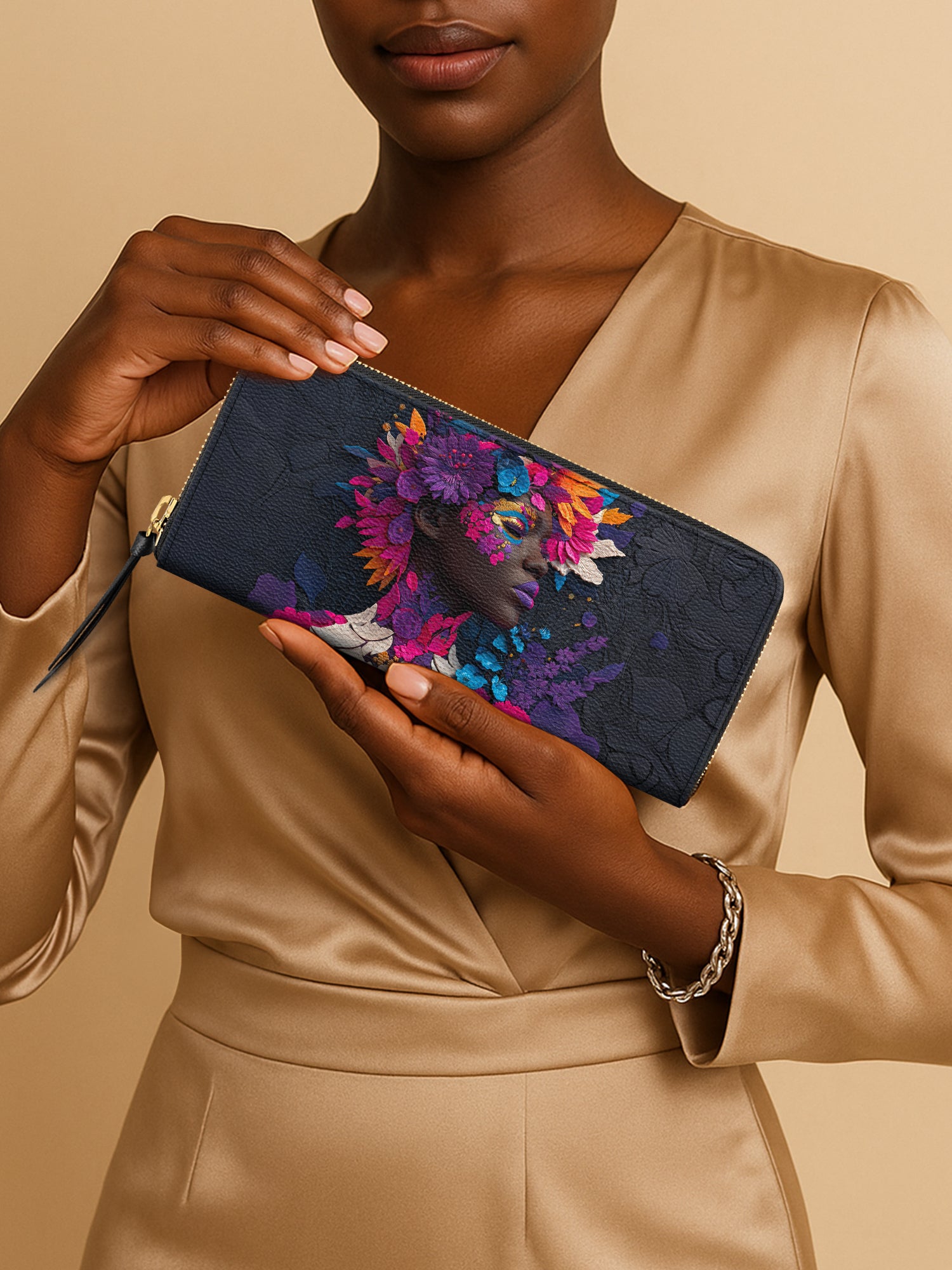 Amethyst Glow Slimline Zippy Wallet QR0TD222