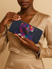 Amethyst Glow Slimline Zippy Wallet QR0TD222