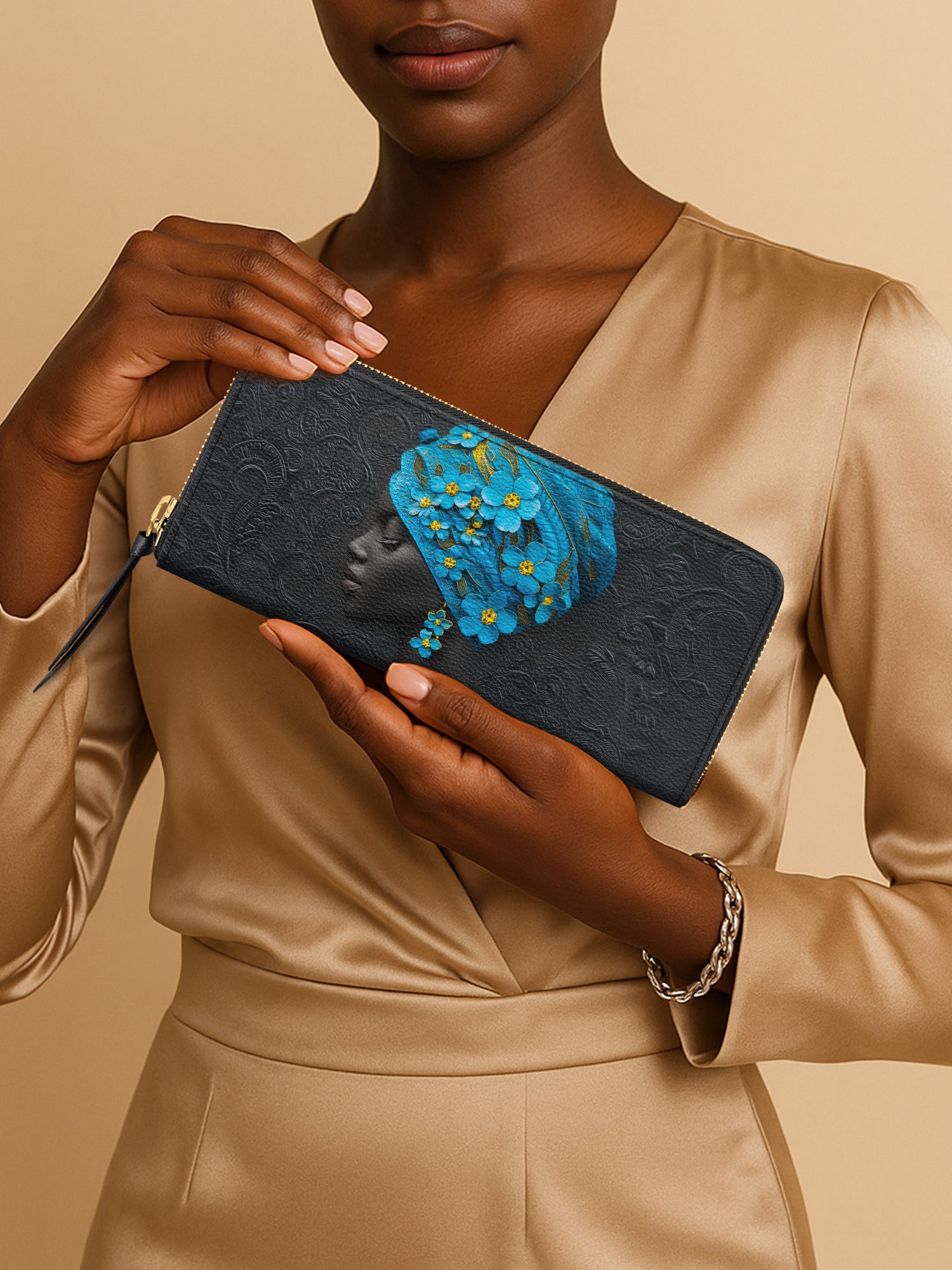 Myosotis Blossom Diva Slimline Zippy Wallet QR0XD351