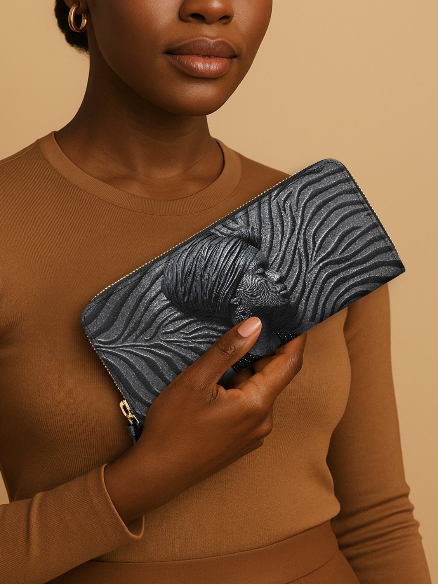 Midnight Crown Slimline Zippy Wallet QR0TV142