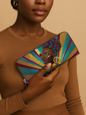 Golden Radiance Slimline Zippy Wallet QR0XD424