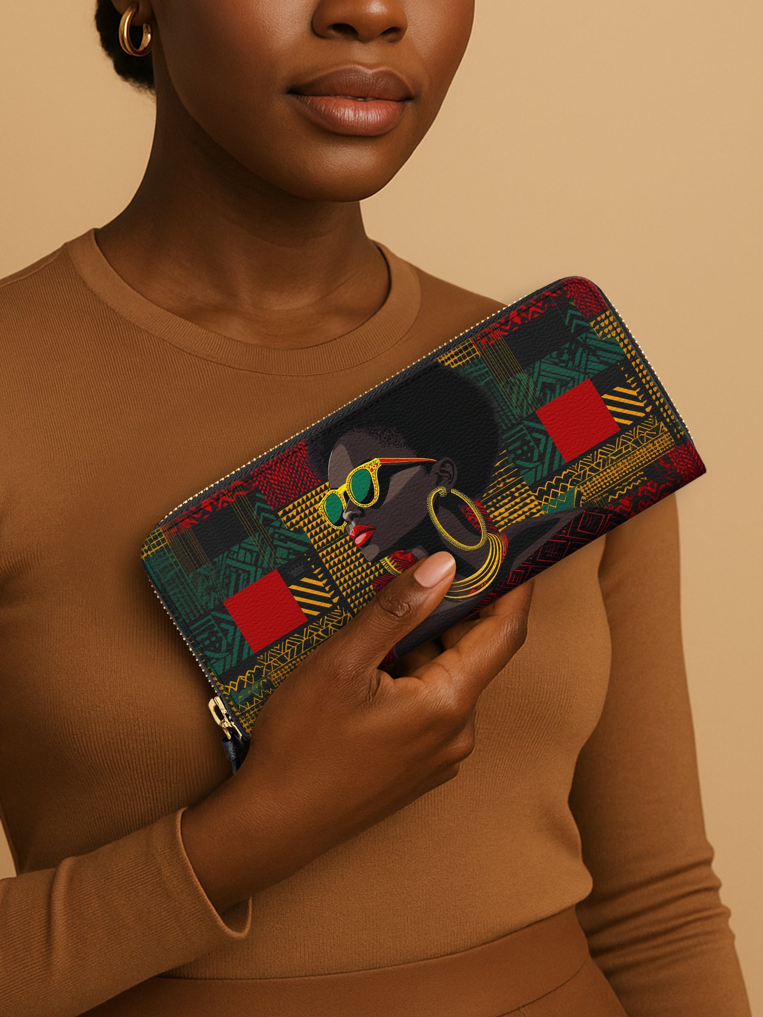 Golden Aura Slimline Zippy Wallet QR0XD388