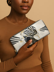 Symphony In Stripes Slimline Zippy Wallet QR0TV130