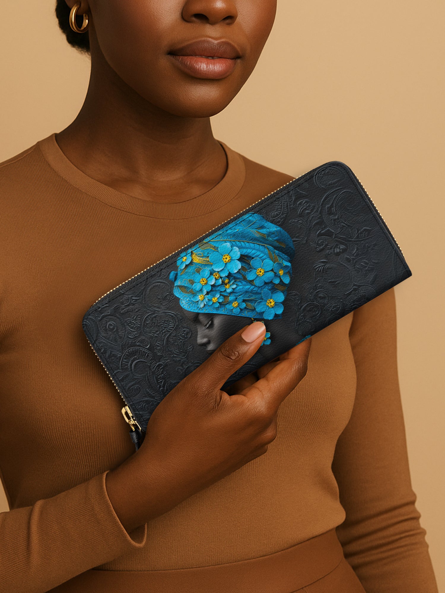 Myosotis Blossom Diva Slimline Zippy Wallet QR0XD351