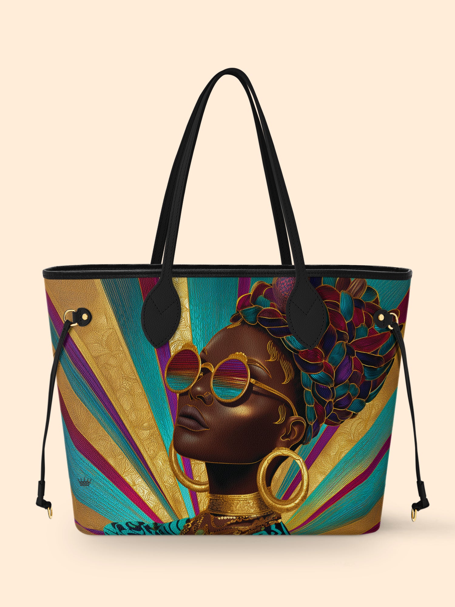 Golden Radiance Classic Shopper Tote QR0XD412