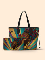 Golden Radiance Classic Shopper Tote QR0XD412