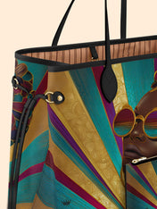 Golden Radiance Classic Shopper Tote QR0XD412