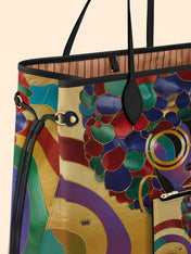 Afro Luxe Spiral Classic Shopper Tote QR0XD413