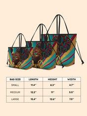 Golden Radiance Classic Shopper Tote QR0XD412