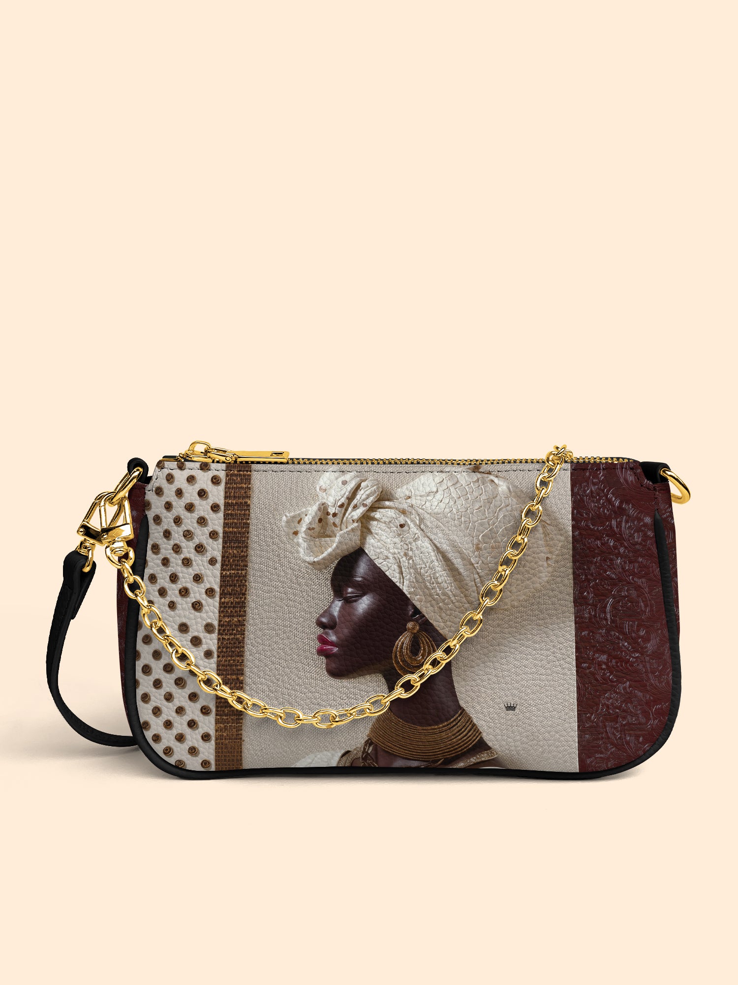 Ivory Luxe Classic Zip Pochette QR0XD582