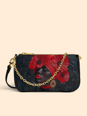 Crimson Poppy Crown Classic Zip Pochette QR0XD340