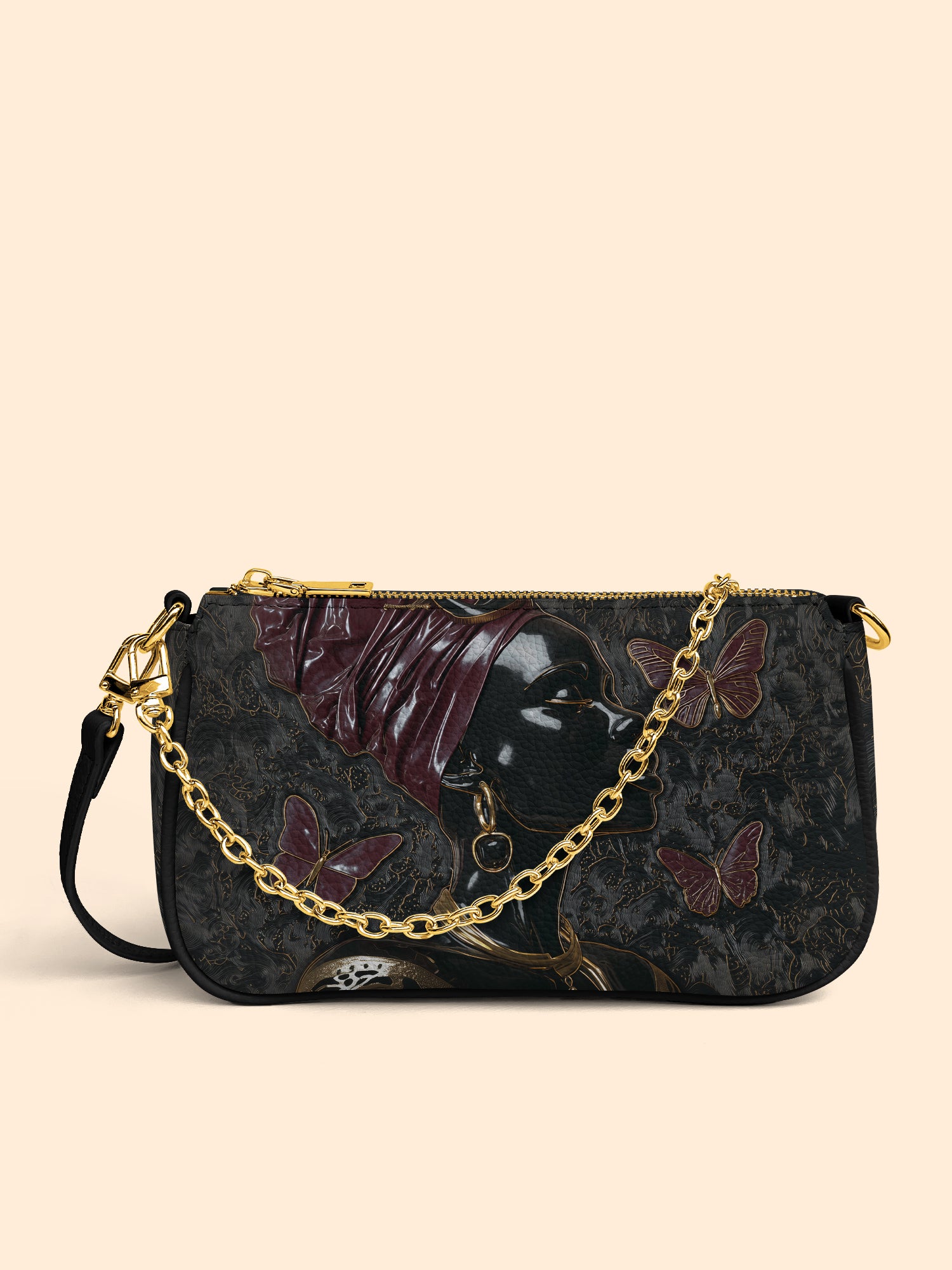 Belle Papillon Classic Zip Pochette QR0XD496