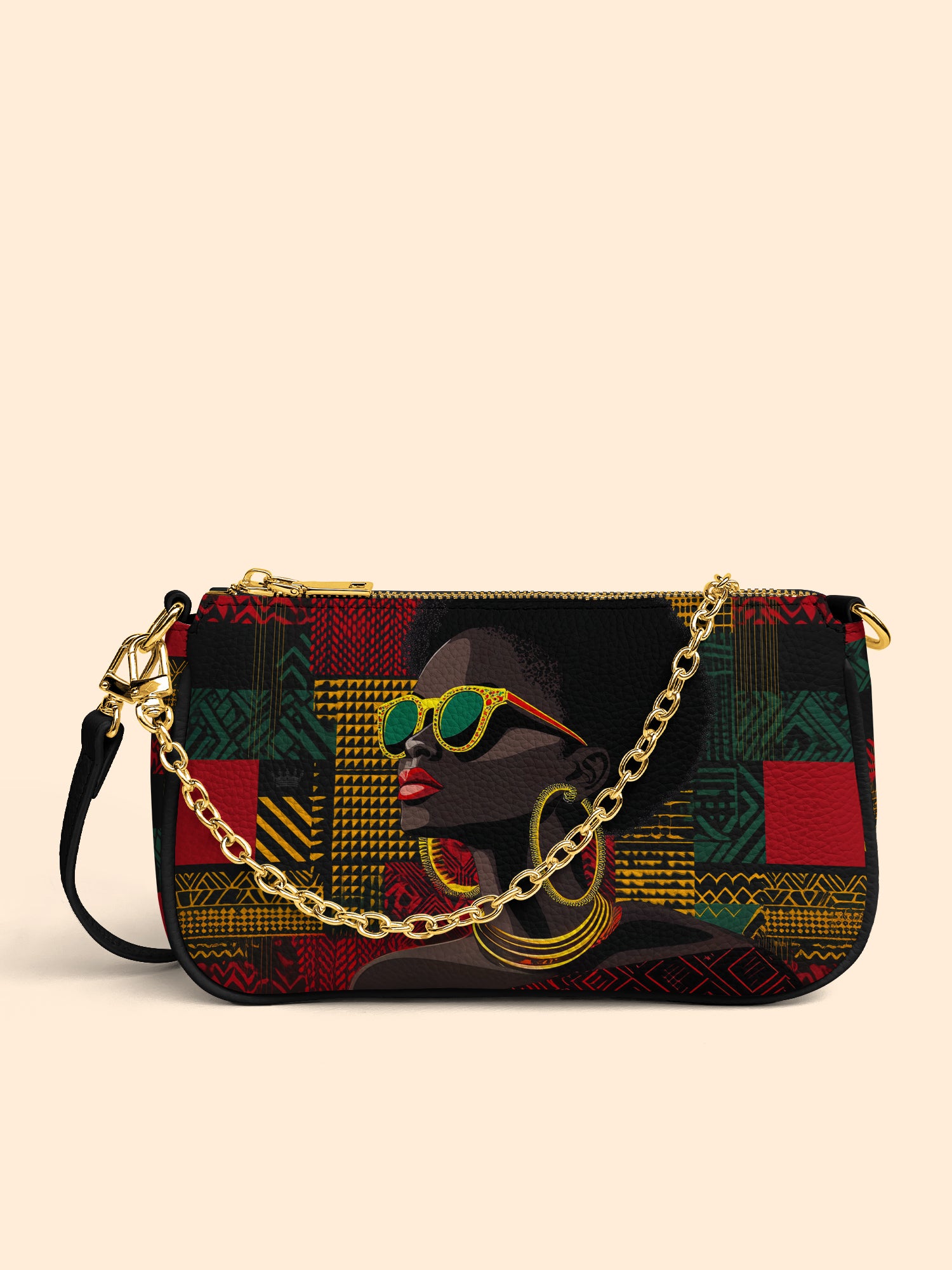 Golden Aura Classic Zip Pochette QR0XD380