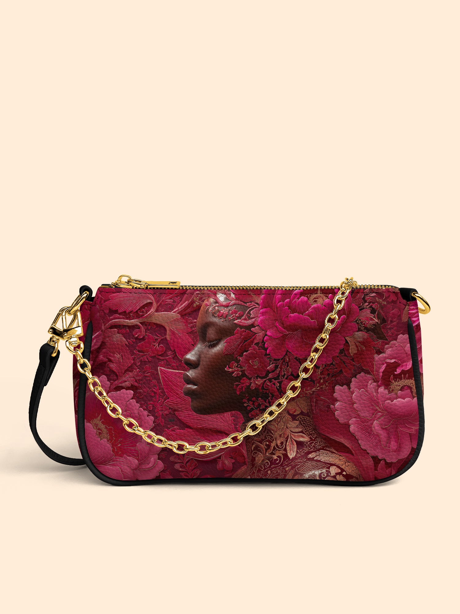 Peony Queen Classic Zip Pochette QR0HH134