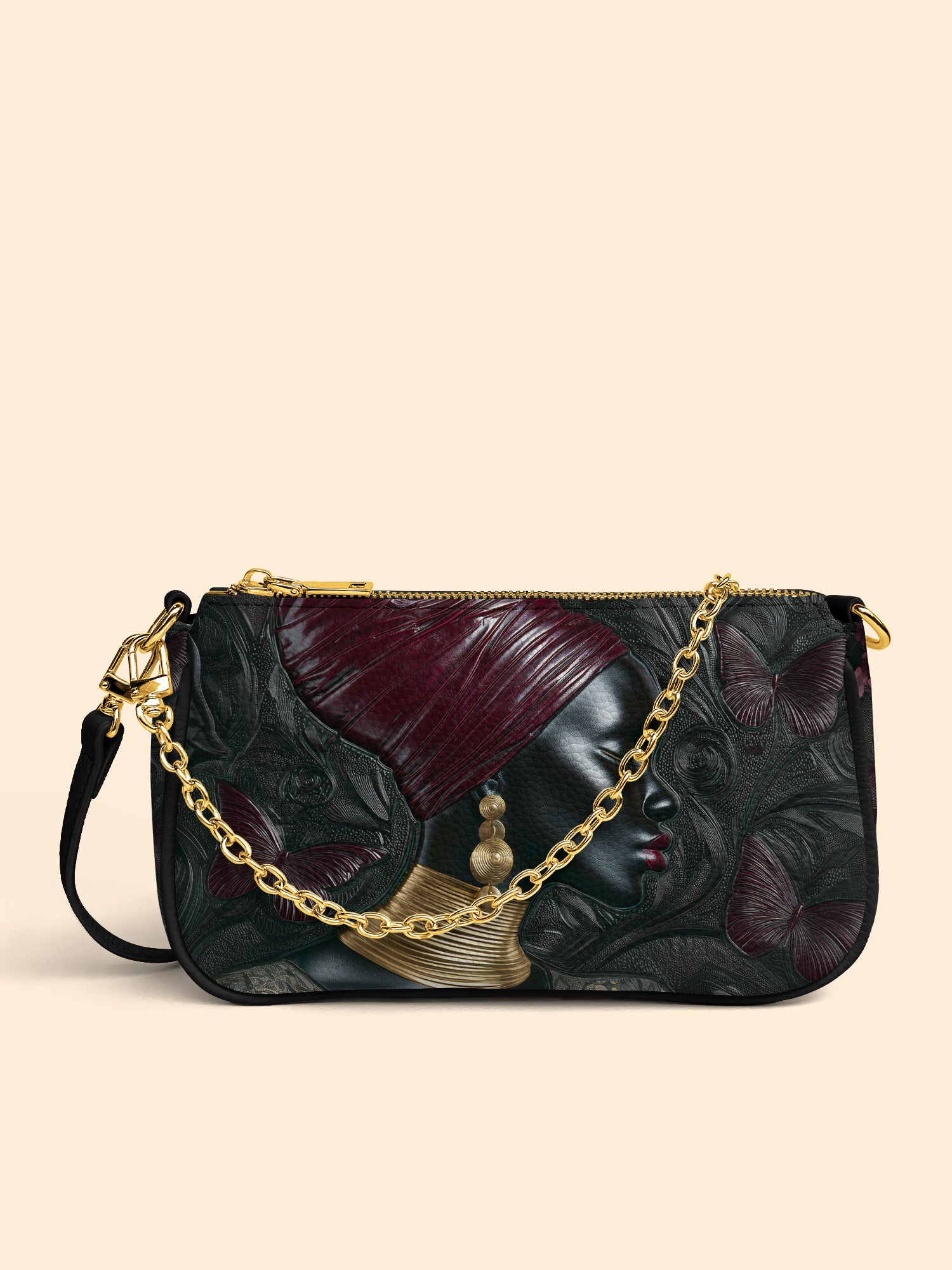 Divina Butterfly Classic Zip Pochette QR0XD498