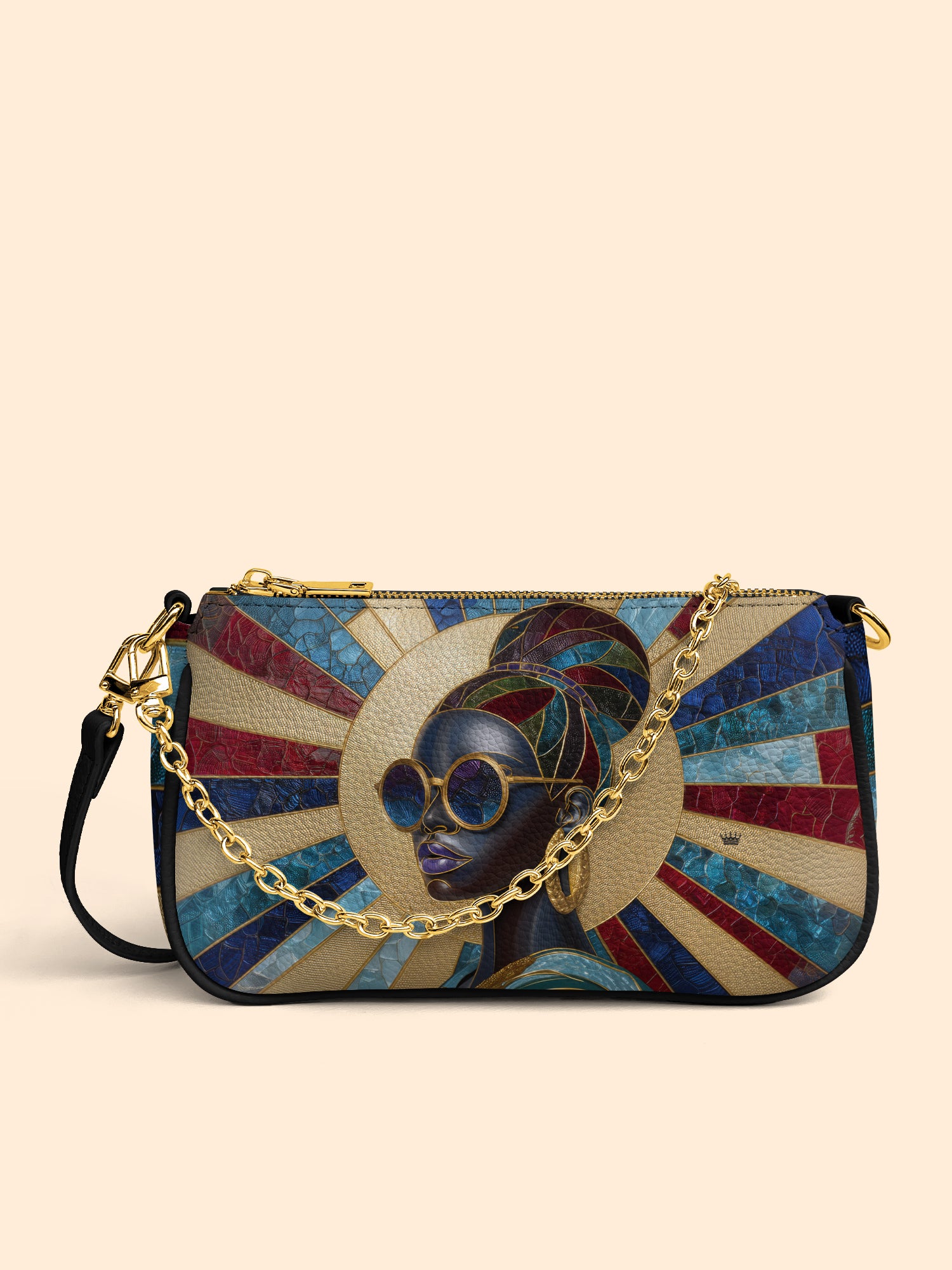 Stained Glass Diva Classic Zip Pochette QR0XD423