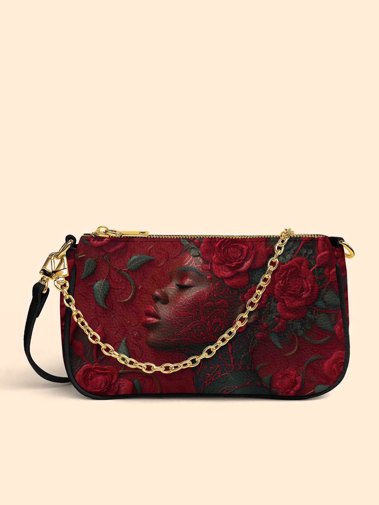 Rose Passion Classic Zip Pochette QR0HH135